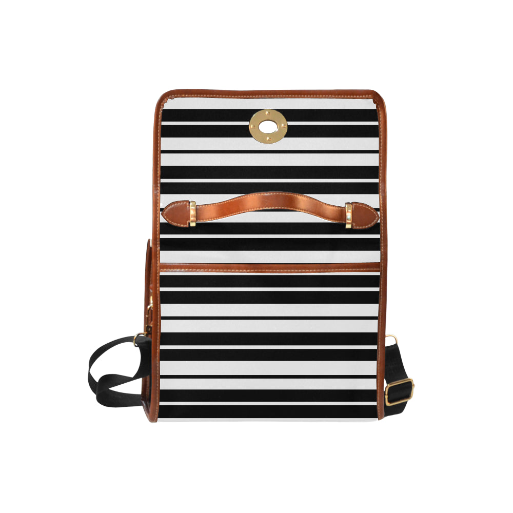 Custom Order Traveler Canvas Crossbody - AMMA JO Stripe