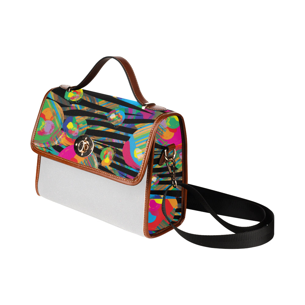 Custom Order Traveler Canvas Crossbody - AMMA JO Wild Thing