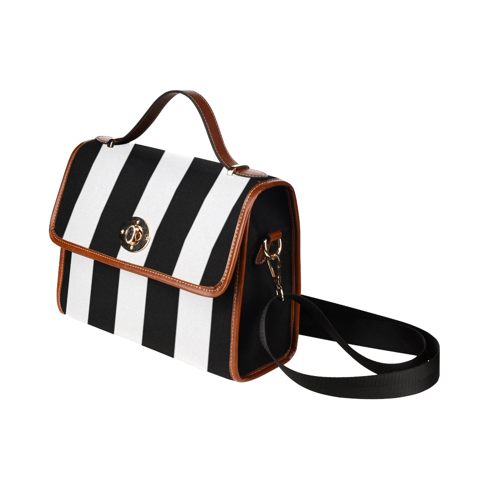 Custom Order Traveler Canvas Crossbody - Manhattan Stripe