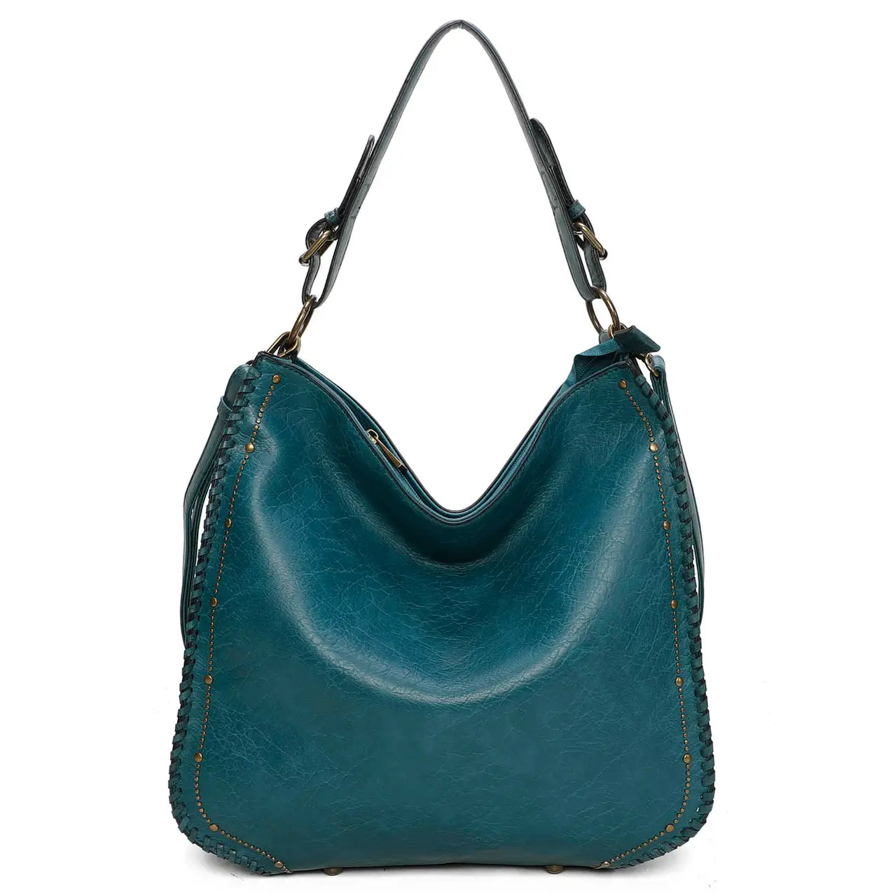 Madison Hobo Tote in Dark Teal