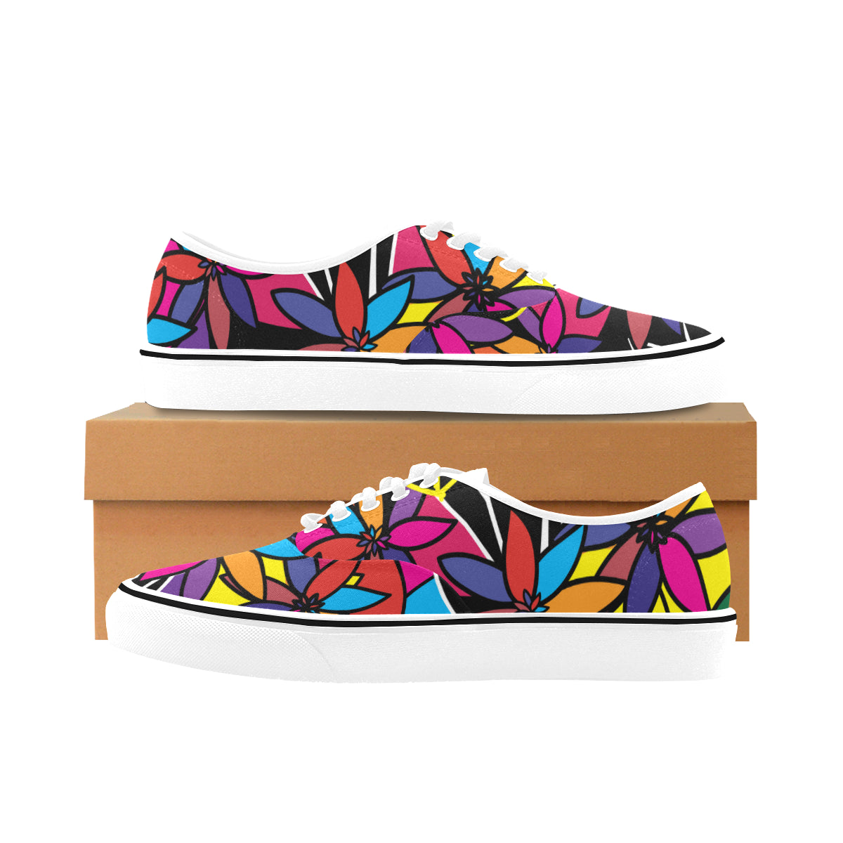 Custom Order - AMMA JO La Fleur Canvas Lace Up Shows