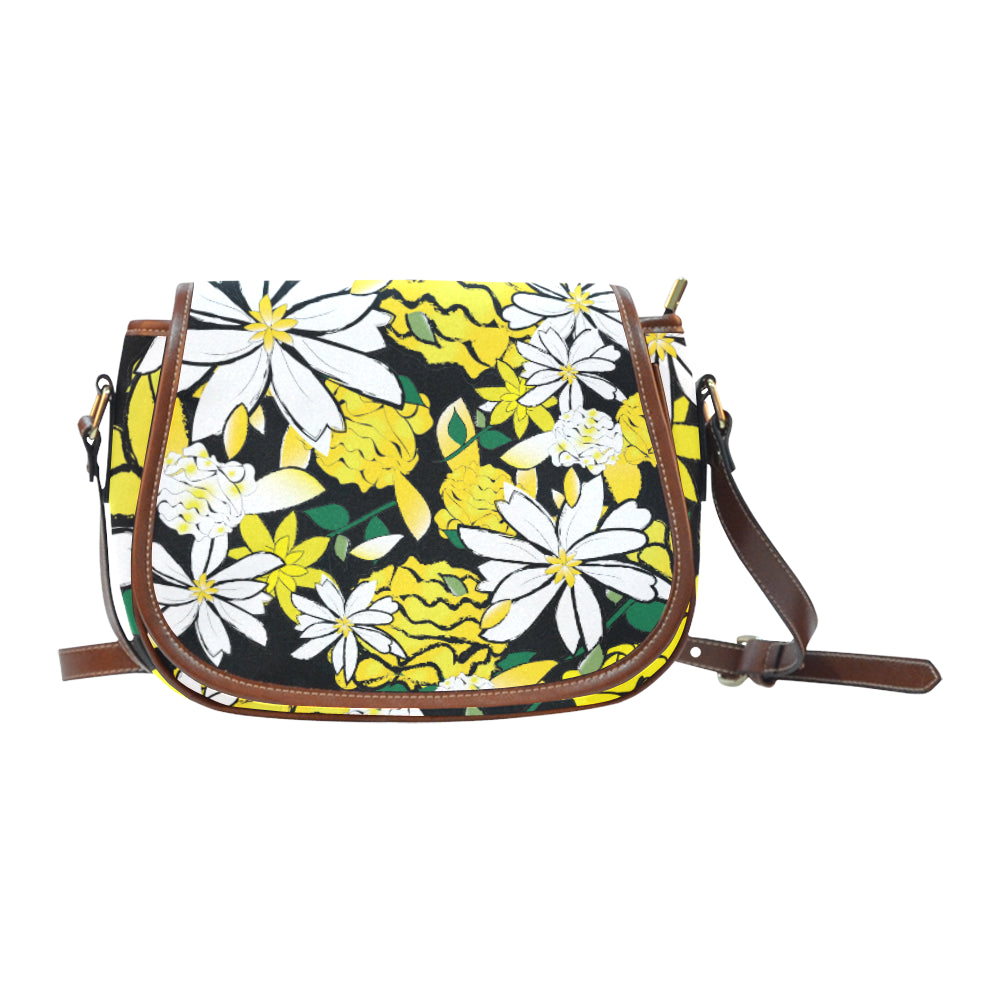 Custom Order - Carly Crossbody Bag (Yellow Fields White)