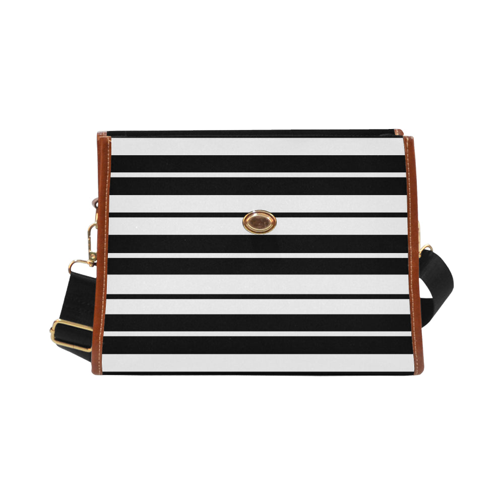 Custom Order Traveler Canvas Crossbody - AMMA JO Stripe