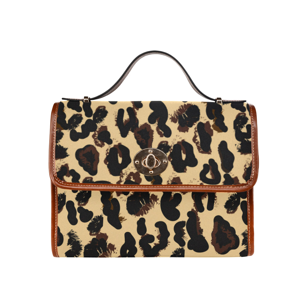 Custom Order Traveler Canvas Crossbody - AMMA JO Cheetah