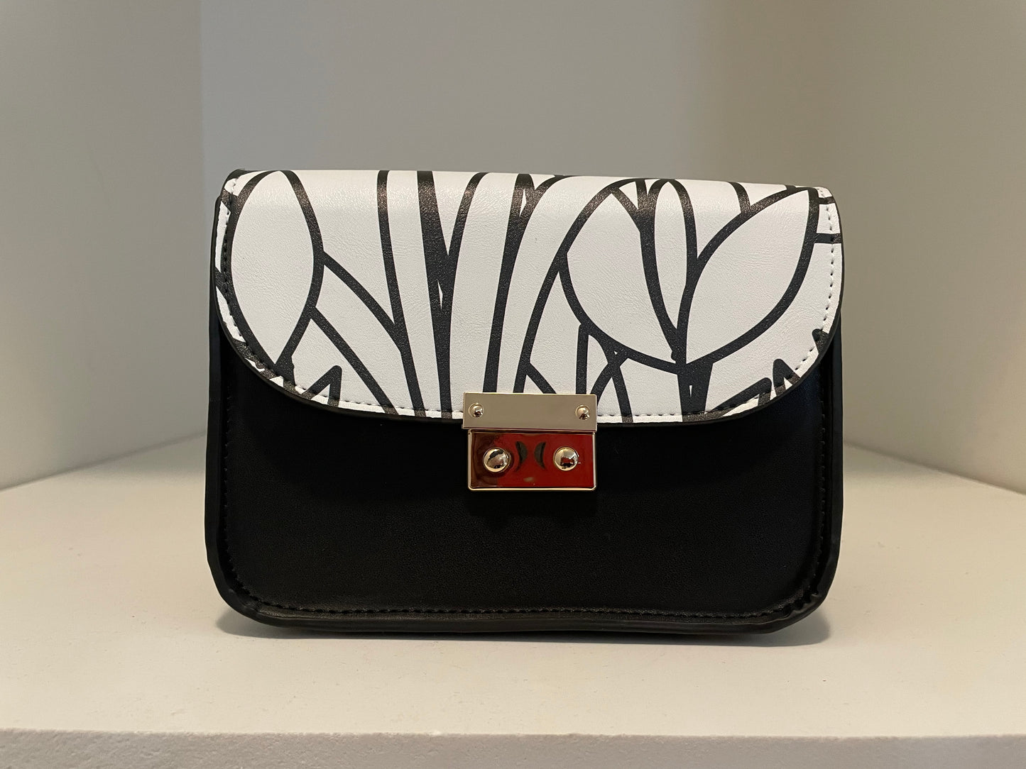 Custom Order - AMMA JO Nina Crossbody Bag - La Fleur Blanc