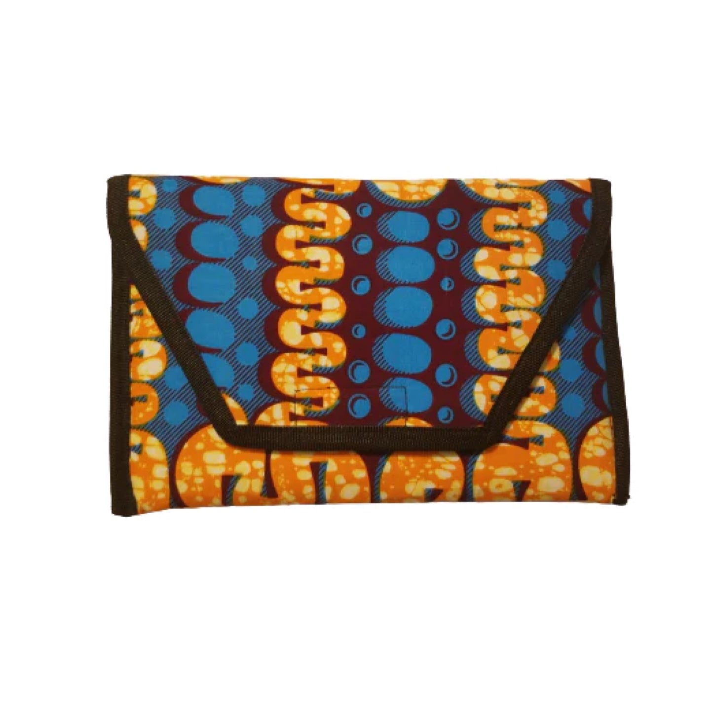 Bella Africa Clutch - Blue and Yellow Made in Ghana