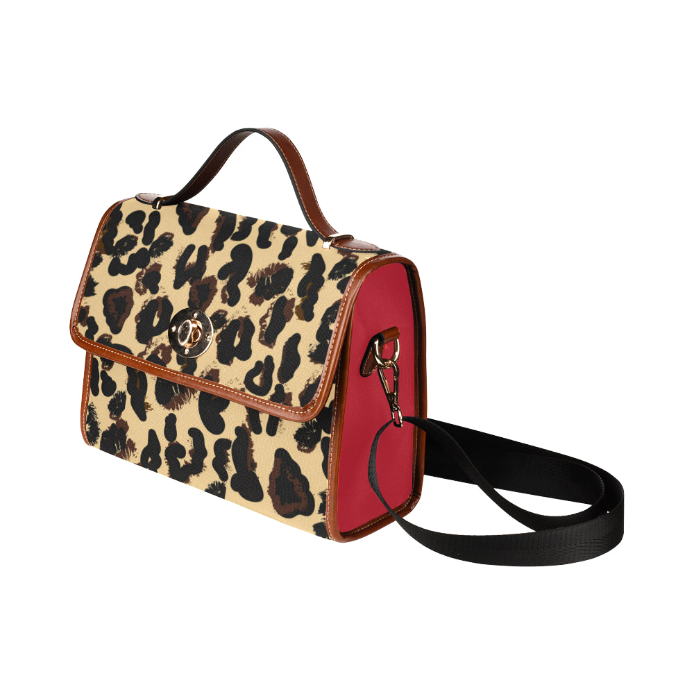 Custom Order Traveler Canvas Crossbody - AMMA JO Cheetah