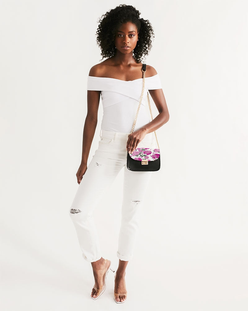Custom Order- AMMA JO Nina Crossbody Bag - Peony Blanc