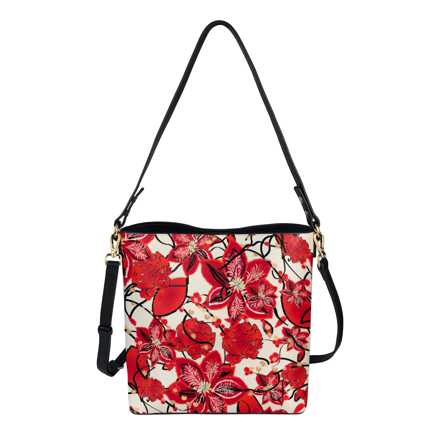 AMMA JO Bucket Tote - Cherry Bohemia