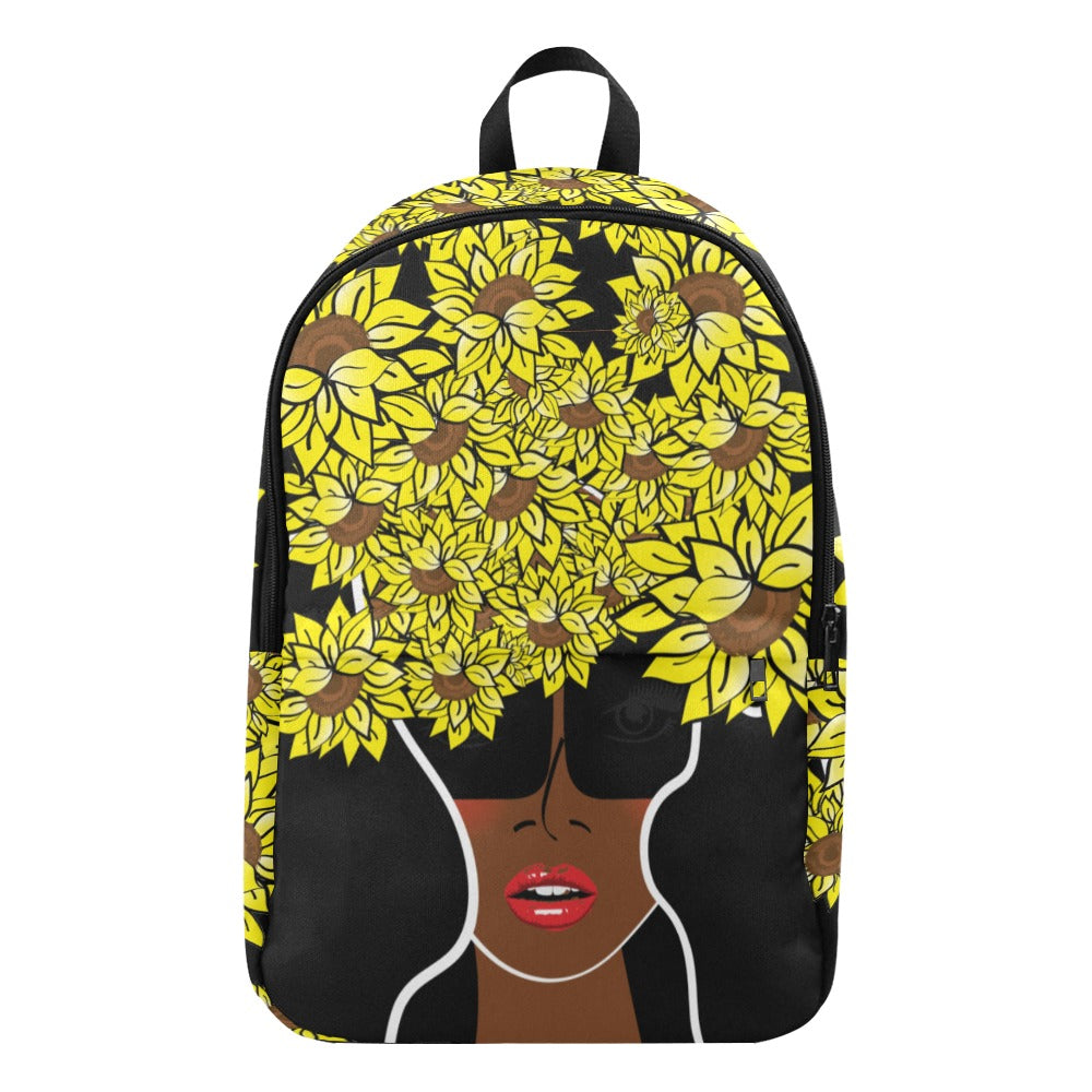 Custom Order - AMMA JO Backpack - Cocoa Sunflower