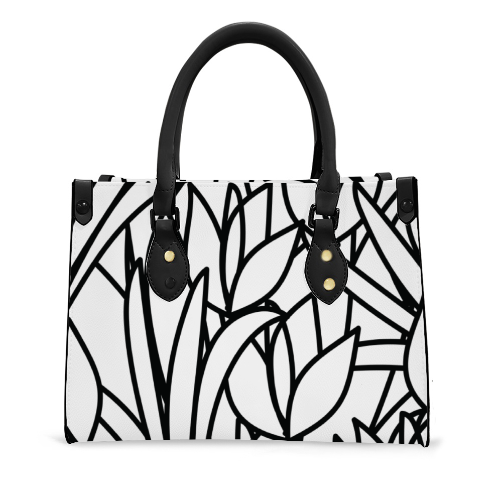 Custom Order - AMMA JO Signature Artwork Satchel (La Fleur Blanc)