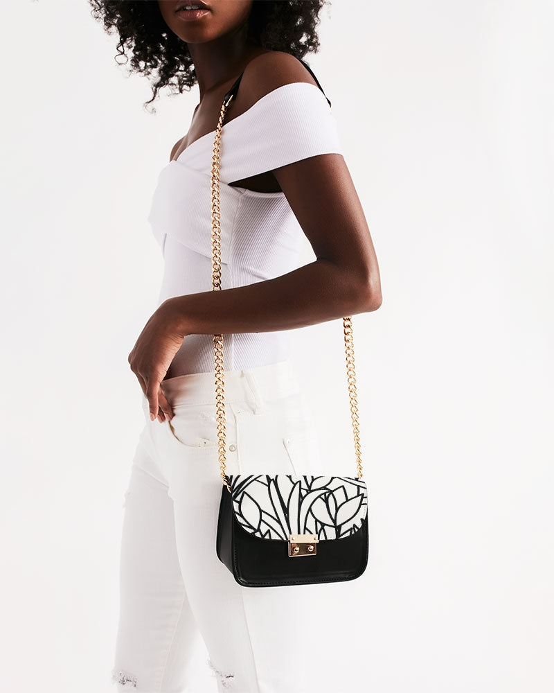 Custom Order - AMMA JO Nina Crossbody Bag - La Fleur Blanc