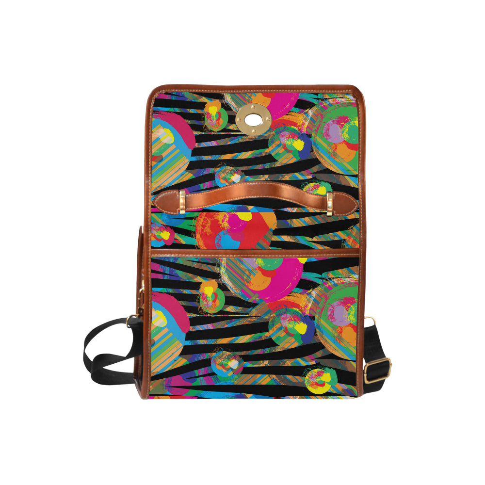 Custom Order Traveler Canvas Crossbody - AMMA JO Wild Thing