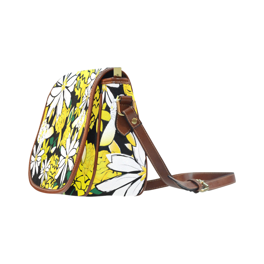 Custom Order - Carly Crossbody Bag (Yellow Fields White)