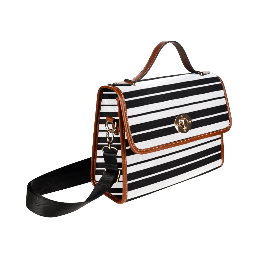 Custom Order Traveler Canvas Crossbody - AMMA JO Stripe