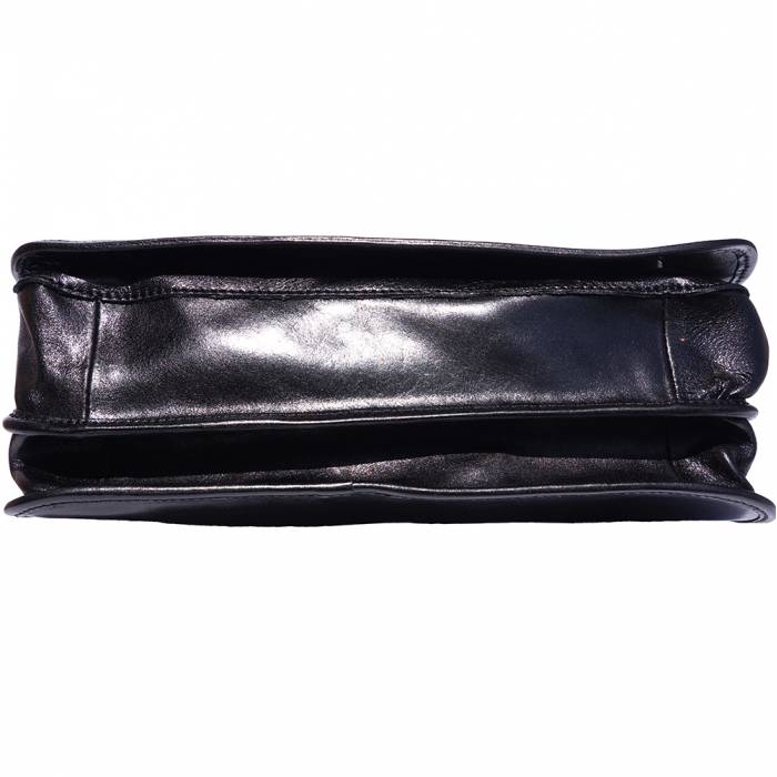 Made in Italy - Men's Smooth Leather Crossbody Messenger Bag