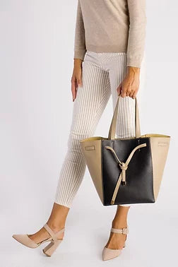 (Special Order) Bella Italy - Two Tone Carry All Tote