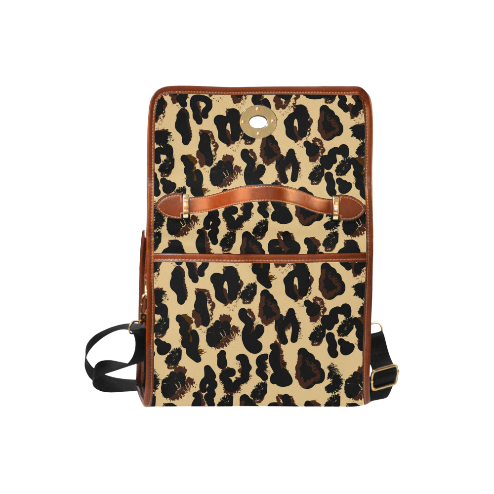 Custom Order Traveler Canvas Crossbody - AMMA JO Cheetah