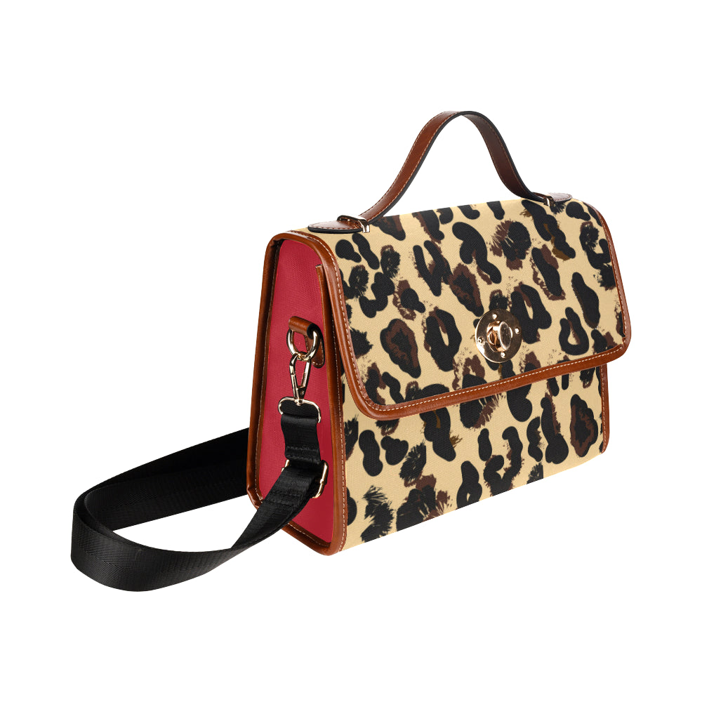 Custom Order Traveler Canvas Crossbody - AMMA JO Cheetah