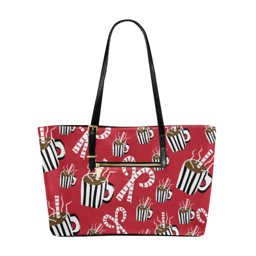 Custom Order - AMMA JO Cocoa and Candy Canes AMMA JO HOLIDAY TOTE