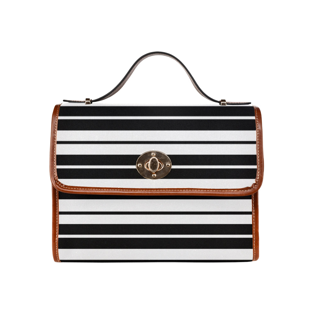 Custom Order Traveler Canvas Crossbody - AMMA JO Stripe