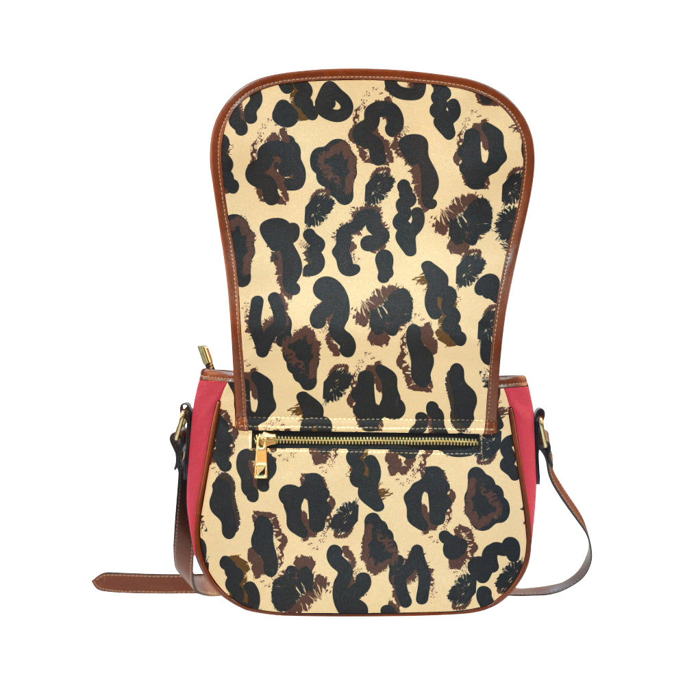 Custom Order - Carly Crossbody Bag (AMMA JO Cheetah with Red Pop)