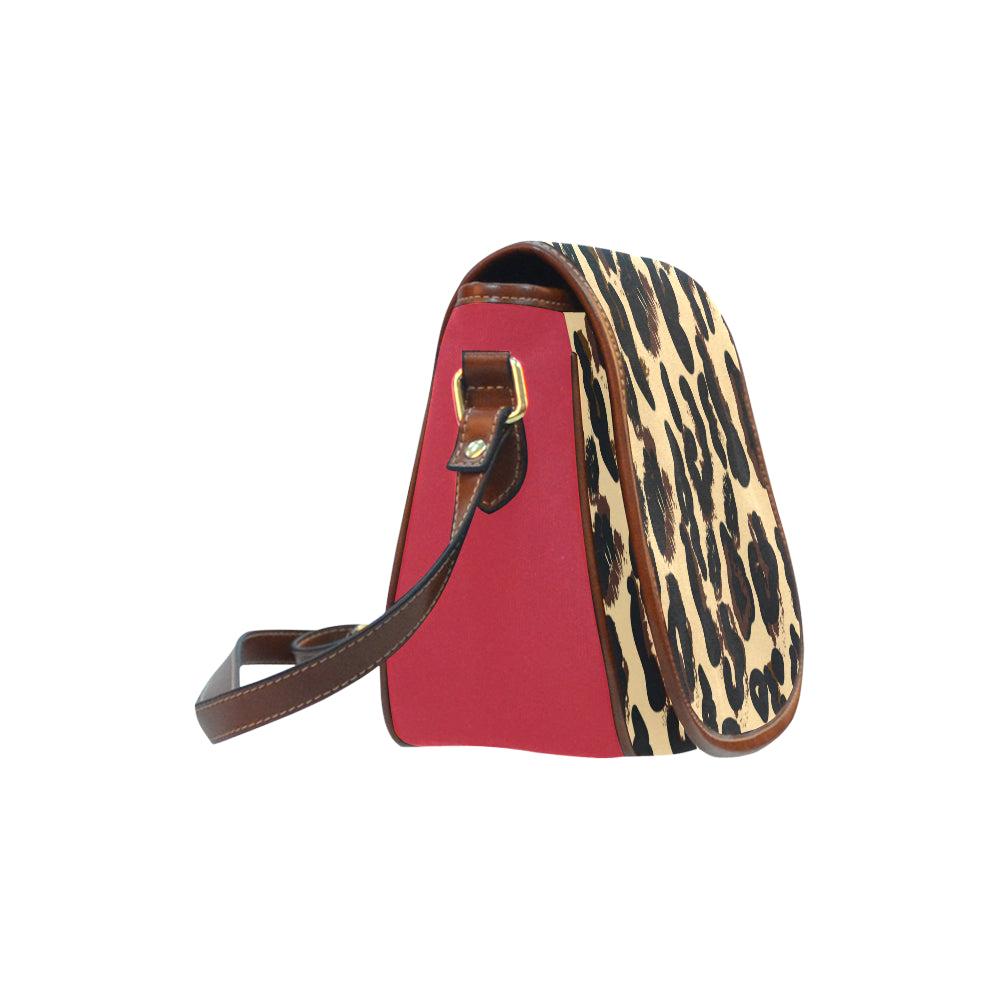 Custom Order - Carly Crossbody Bag (AMMA JO Cheetah with Red Pop)