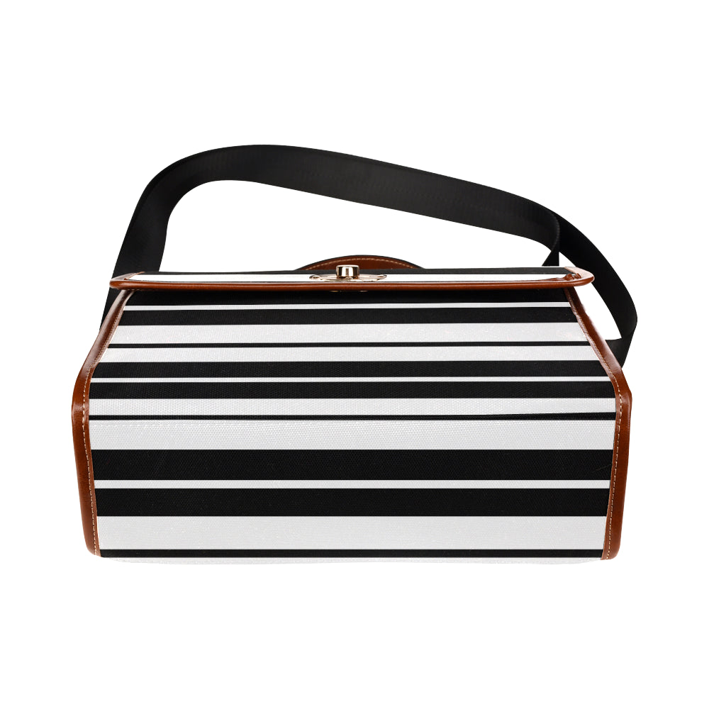 Traveler Canvas Crossbody - AMMA JO Stripe