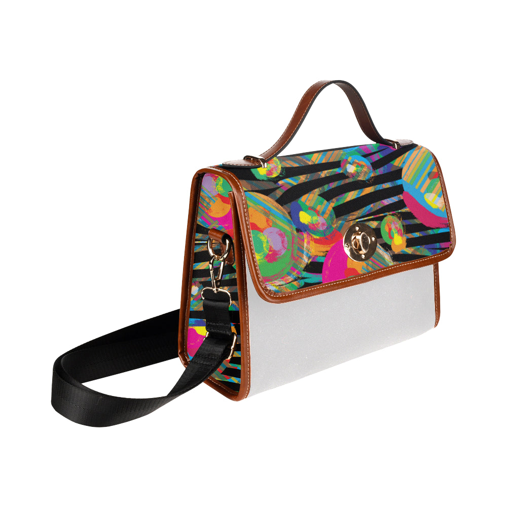 Custom Order Traveler Canvas Crossbody - AMMA JO Wild Thing