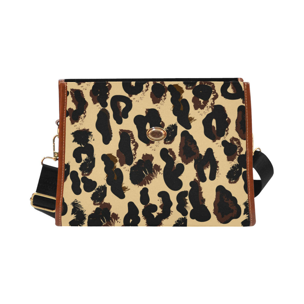 Custom Order Traveler Canvas Crossbody - AMMA JO Cheetah