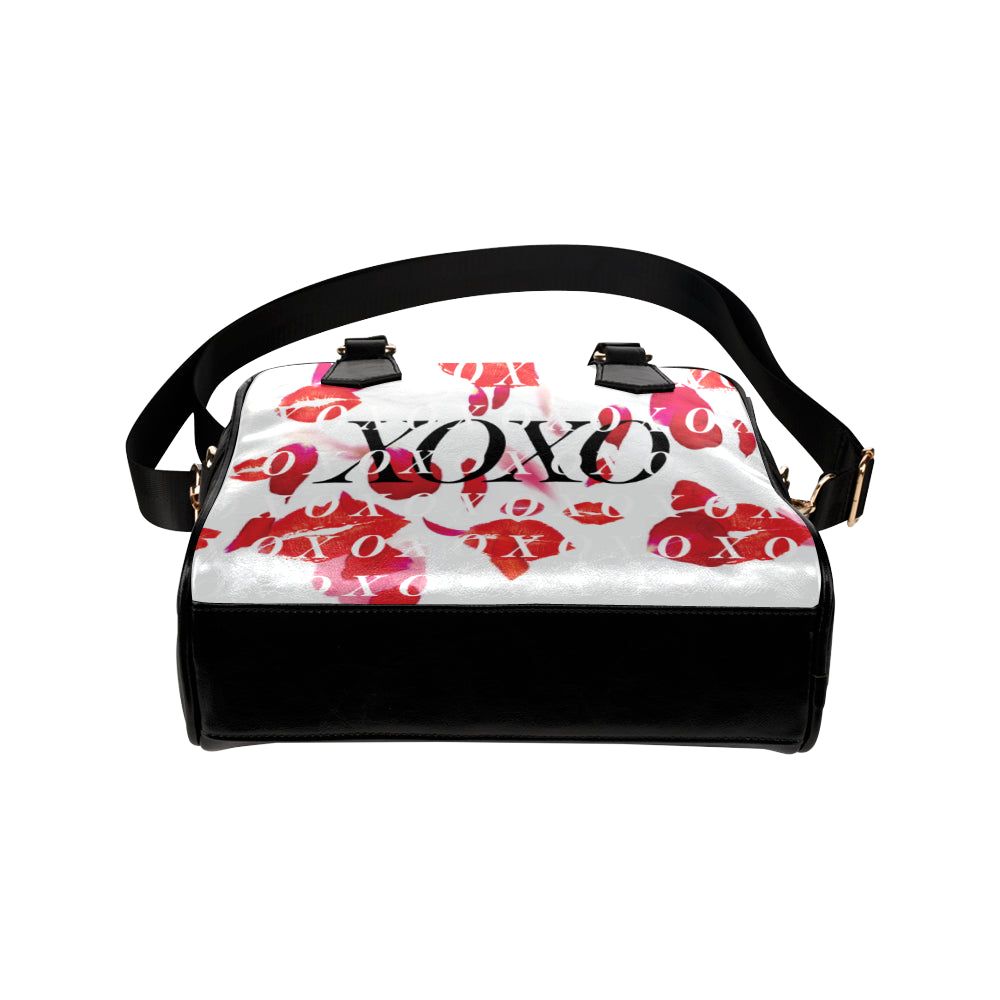 Custom Order XOXO Kisses and Petals White MINI BAG Shoulder Handbag