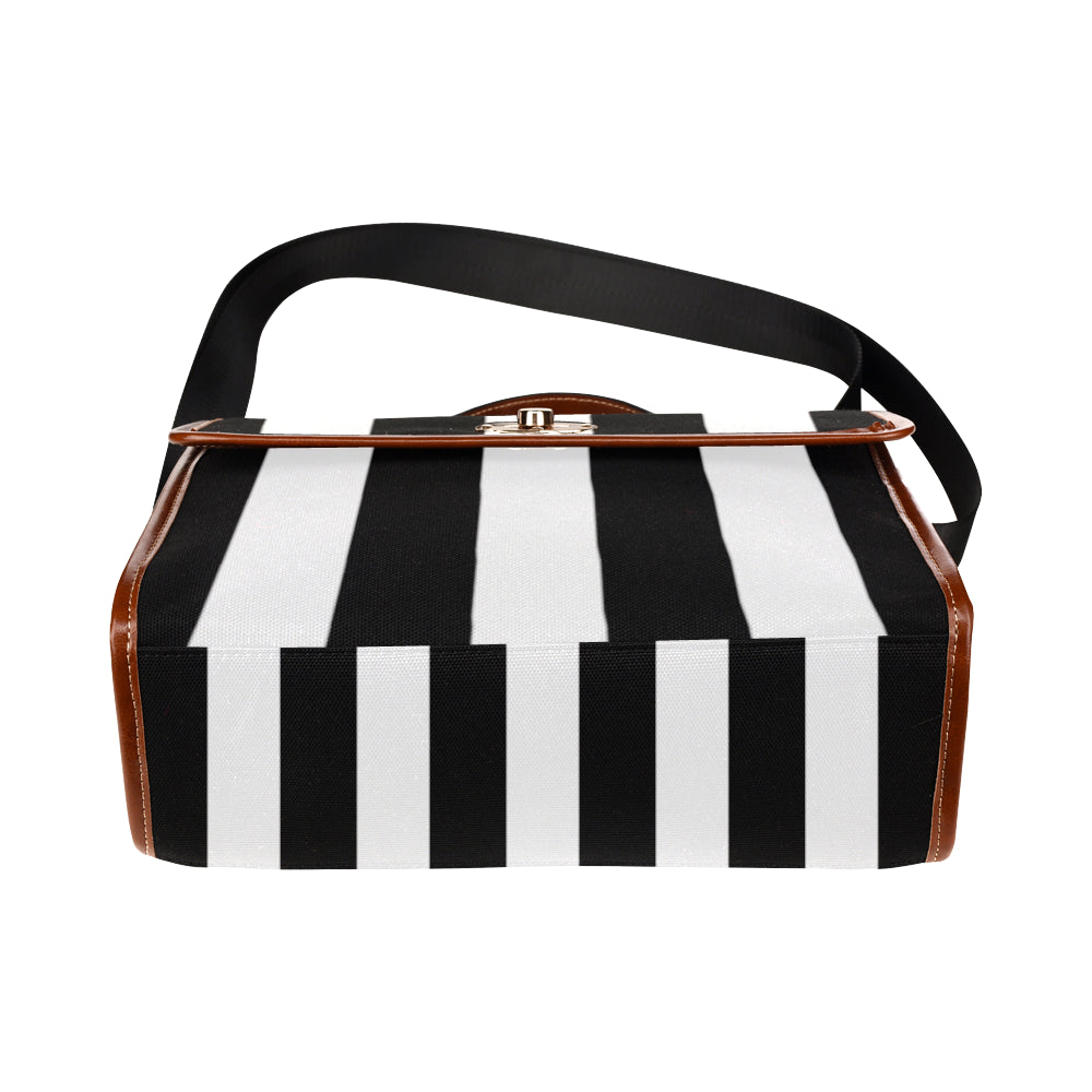 Custom Order Traveler Canvas Crossbody - Manhattan Stripe