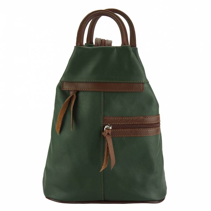 Made In Italy Leather Sling Backpack, Handbags