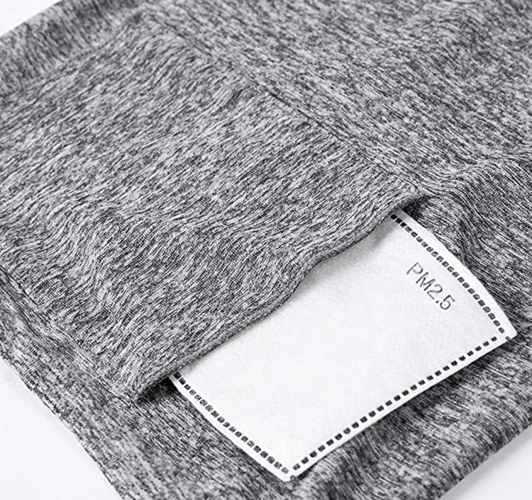 Solid Gaiter Mask with Filter
