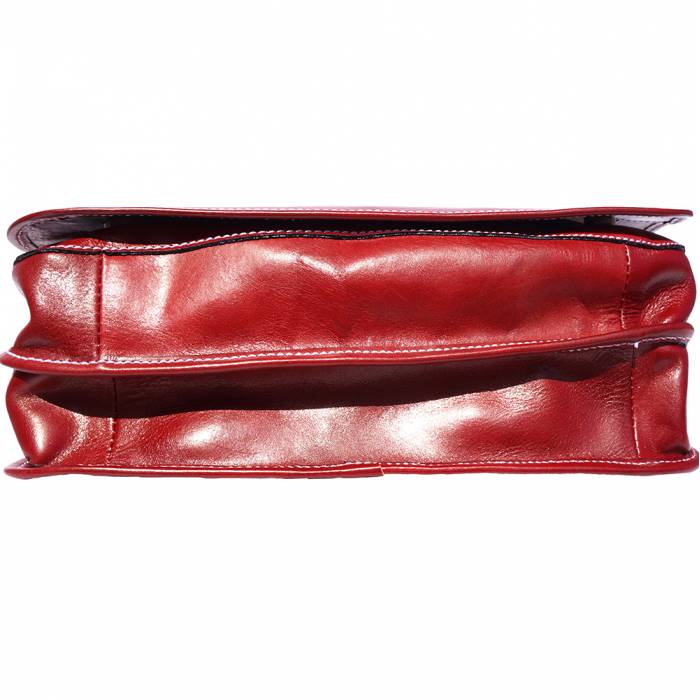 Made in Italy - Men's Smooth Leather Crossbody Messenger Bag
