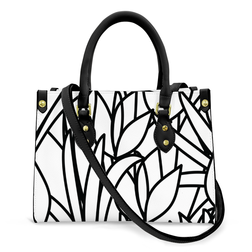 Custom Order - AMMA JO Signature Artwork Satchel (La Fleur Blanc)
