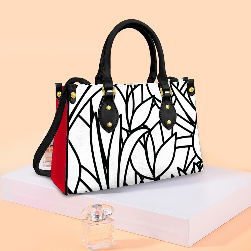 Custom Order - AMMA JO Signature Artwork Satchel (La Fleur Blanc)