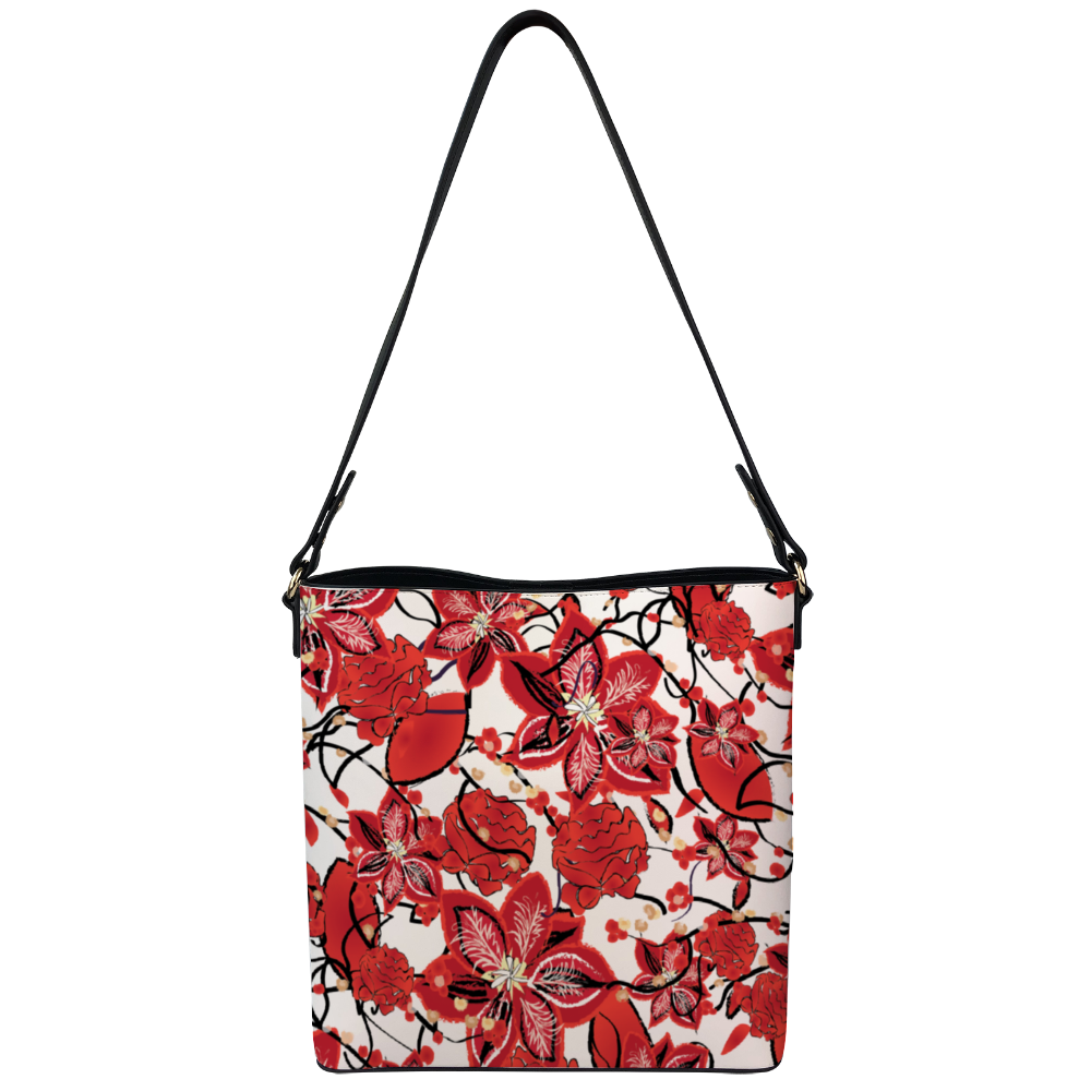 AMMA JO Bucket Tote - Cherry Bohemia