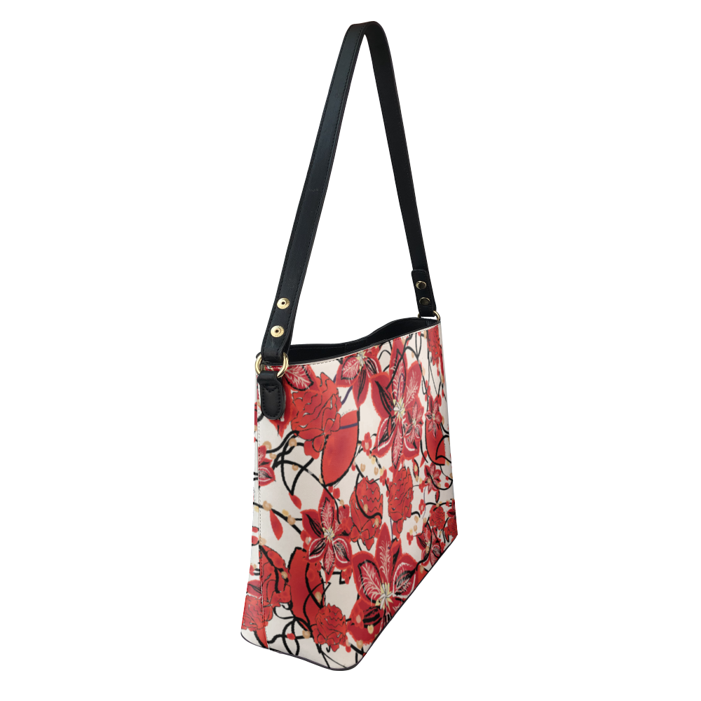 AMMA JO Bucket Tote - Cherry Bohemia