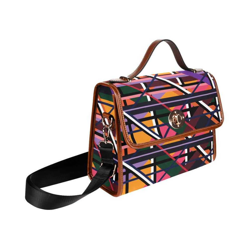 Custom Order Traveler Canvas Crossbody - AJ PLAID