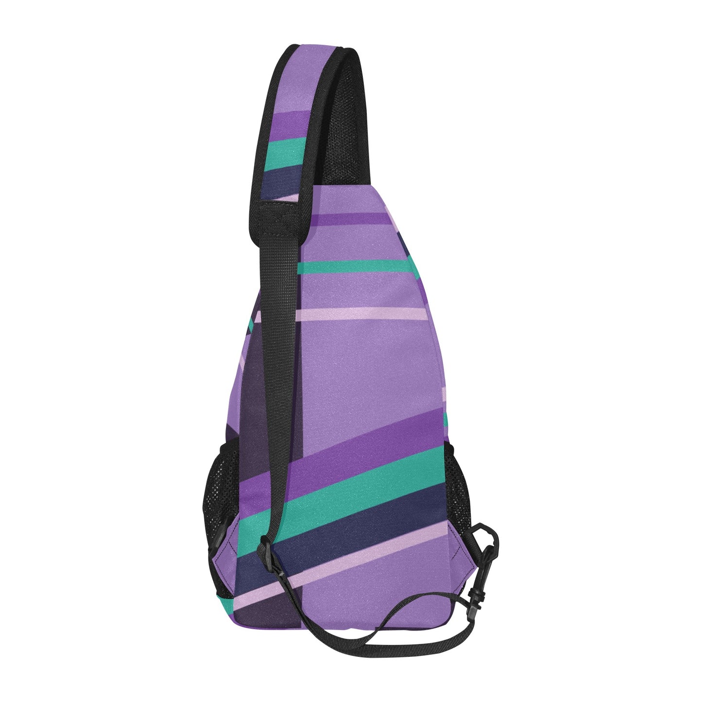 AJ Canvas Sling Bag - Purple Plaid