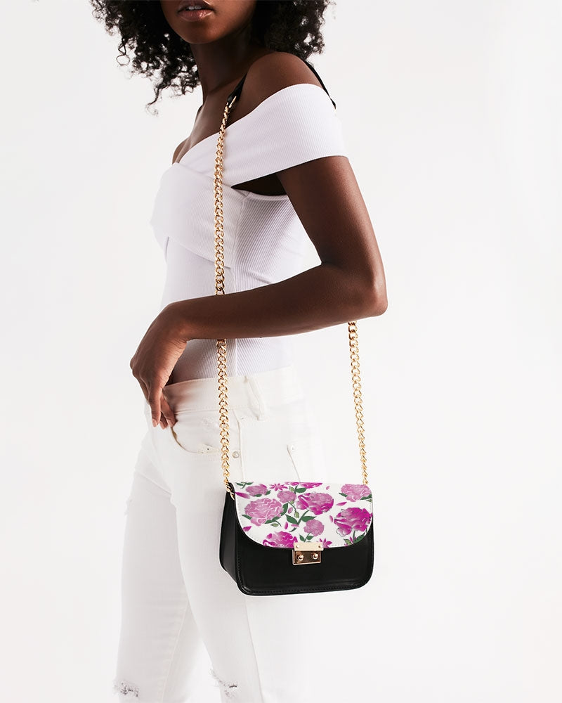 Custom Order- AMMA JO Nina Crossbody Bag - Peony Blanc