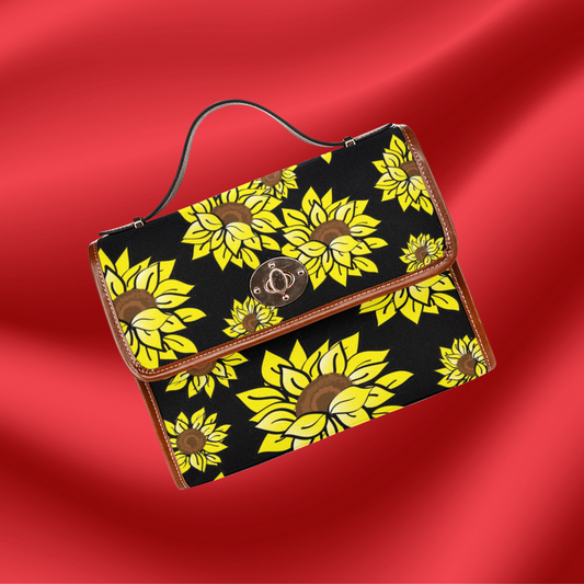 In Stock - Traveler Canvas Crossbody - Sunflower