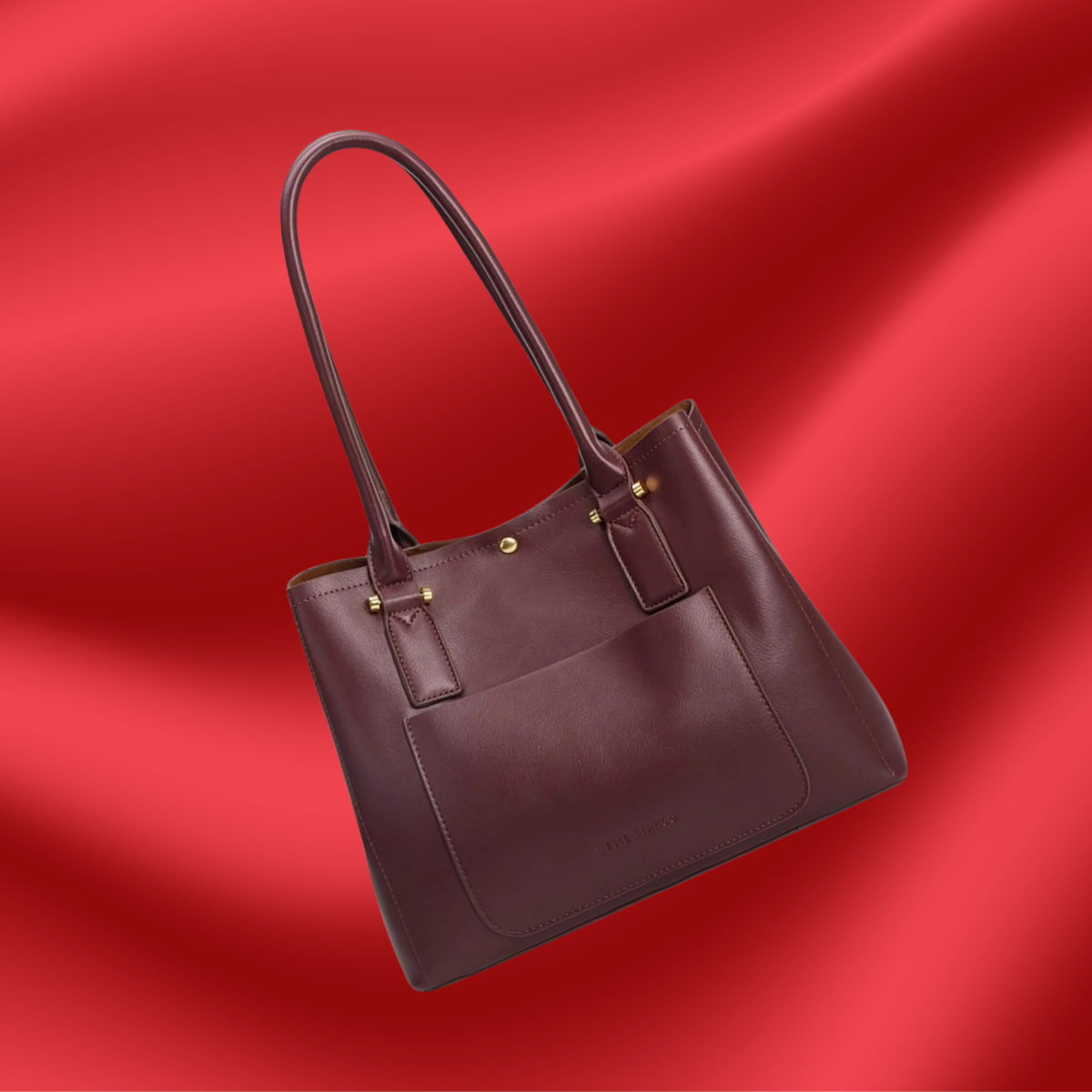 Madison Winter Satchel in Burgundy