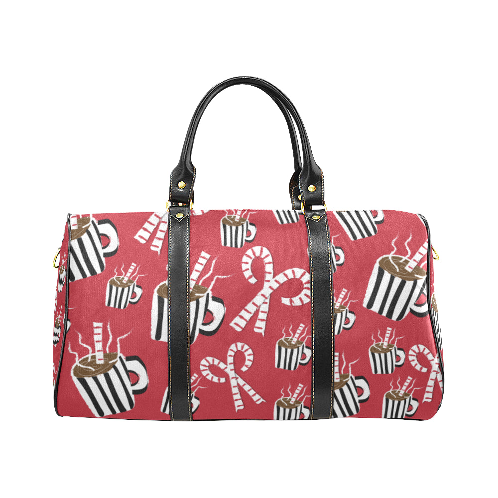 Custom Order - AMMA JO Cocoa and Candy Canes Duffle