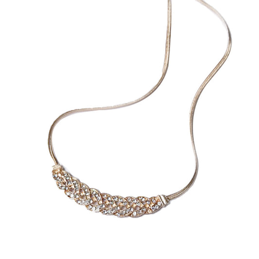 AJS Gold Braided Necklace