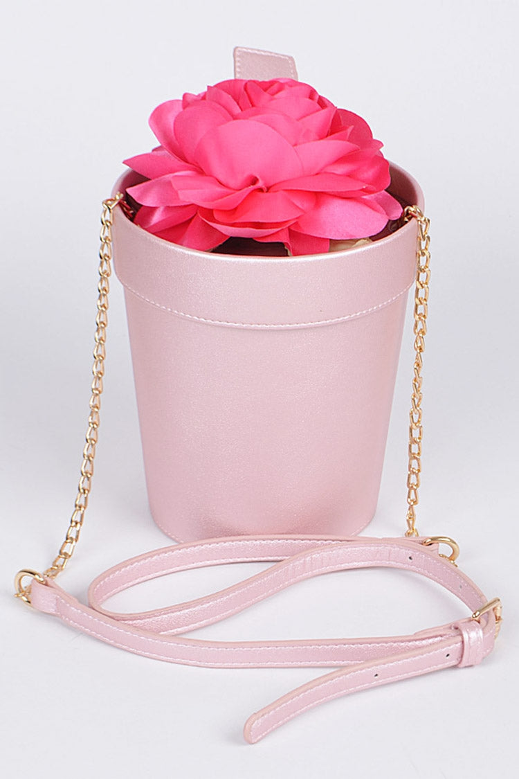 Pink Bouquet Flower Bag
