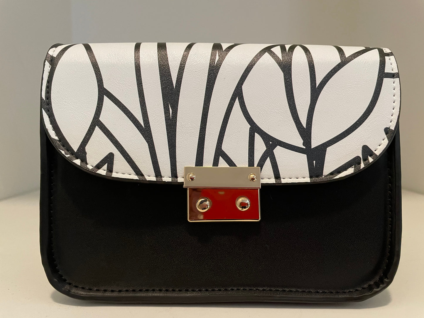 Custom Order - AMMA JO Nina Crossbody Bag - La Fleur Blanc