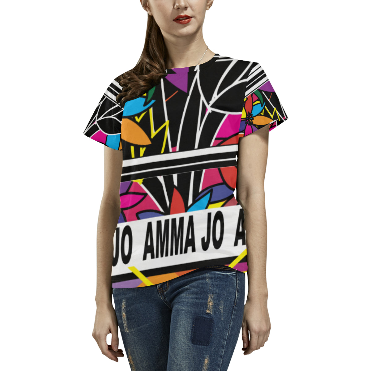 Custom Order - AMMA JO STREET TEE All Over Print T-Shirt for Women