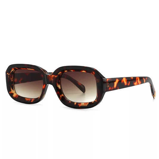 Leopard Queen Square AMMA JO Sunglasses